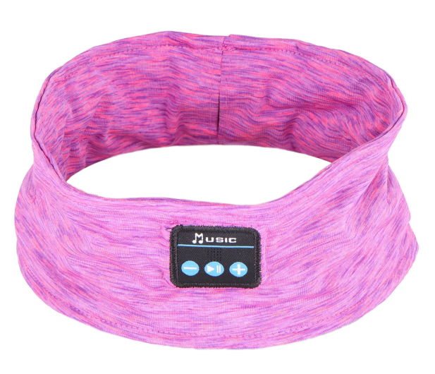 Rikiki Opaska z wbudowanymi słuchawkami Bluetooth różowa - 1352015 - zdjęcie